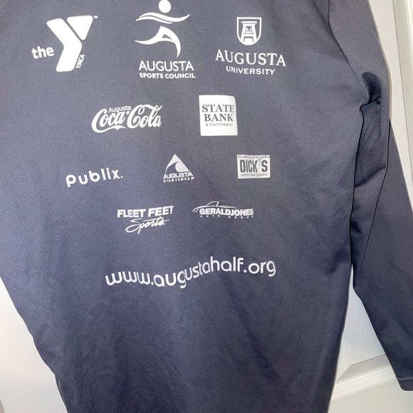 Mens tech wear running pullover Augusta Half Marathon top - Picture 4 of 5